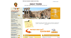 Desktop Screenshot of dailytours.com